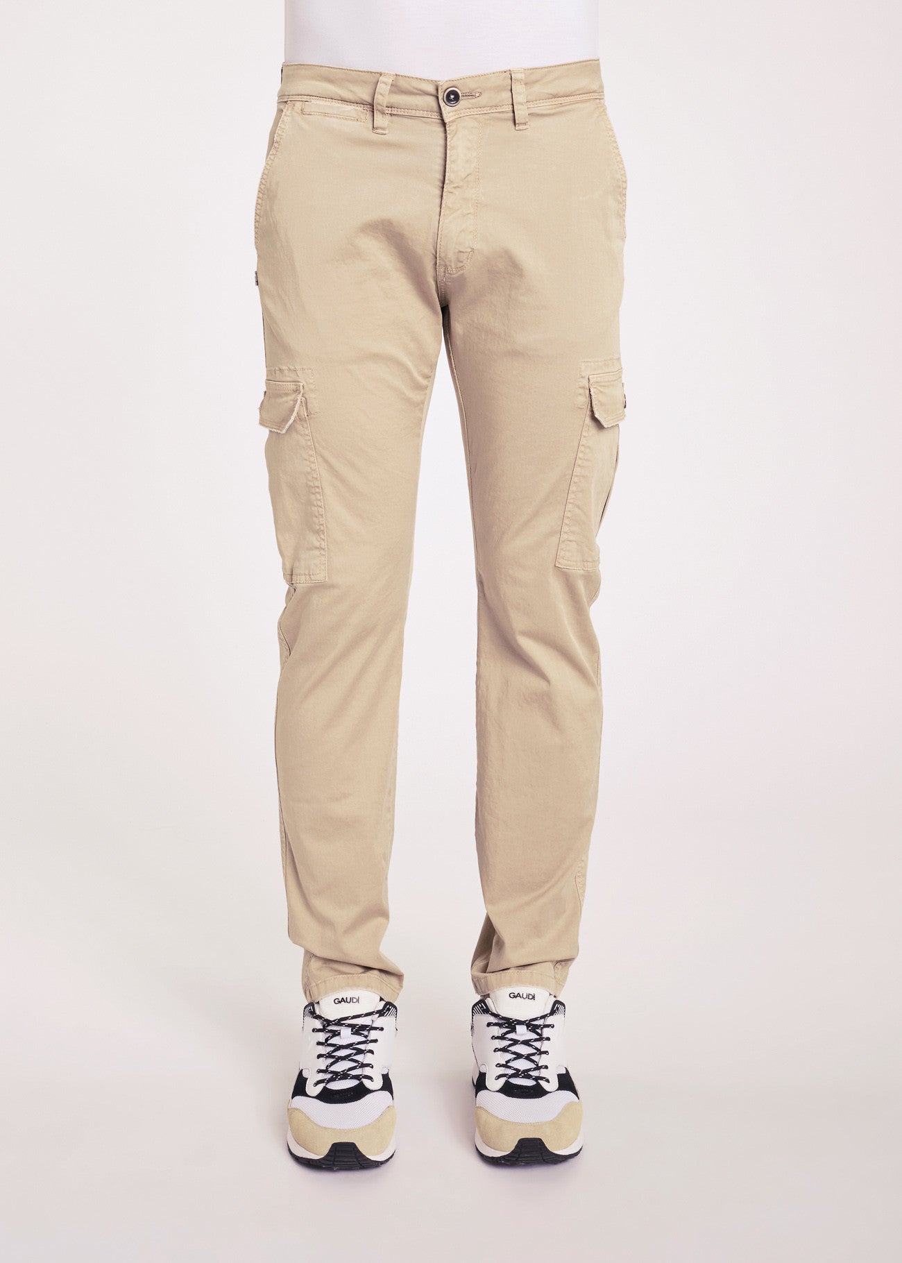 Gaudì Pantalone da uomo cargo in cotone.