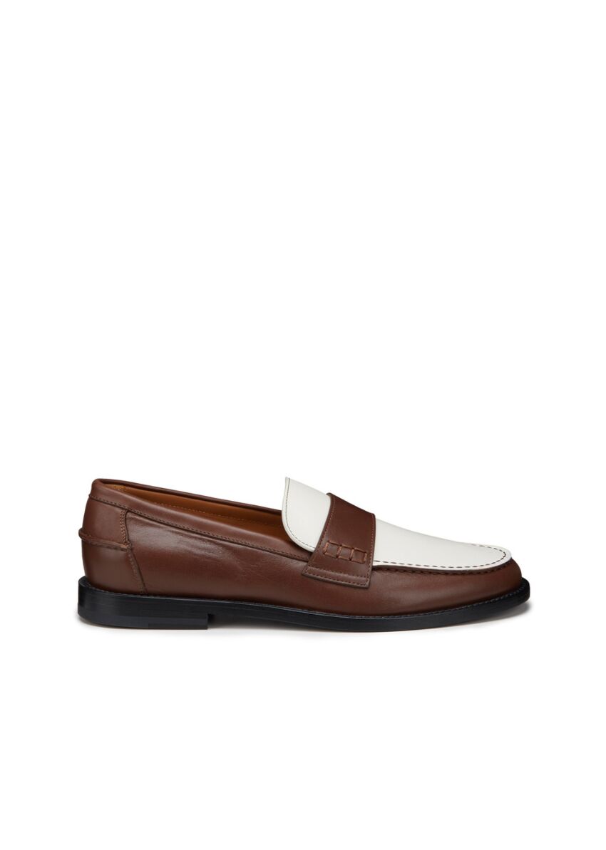 Manuel Ritz Mocassino in pelle bicolor Scarpe Uomo - Boutique Luisa Trendy