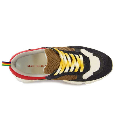 Manuel Ritz Scarpa uomo modello balenciaga in camoscio multicolor blu Scarpe Uomo - Boutique Luisa Trendy