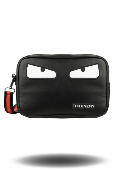 The Enemy Pochette nero in ecopelle Zaino e portafoglio - Boutique Luisa Trendy